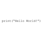 print("Hello World!")