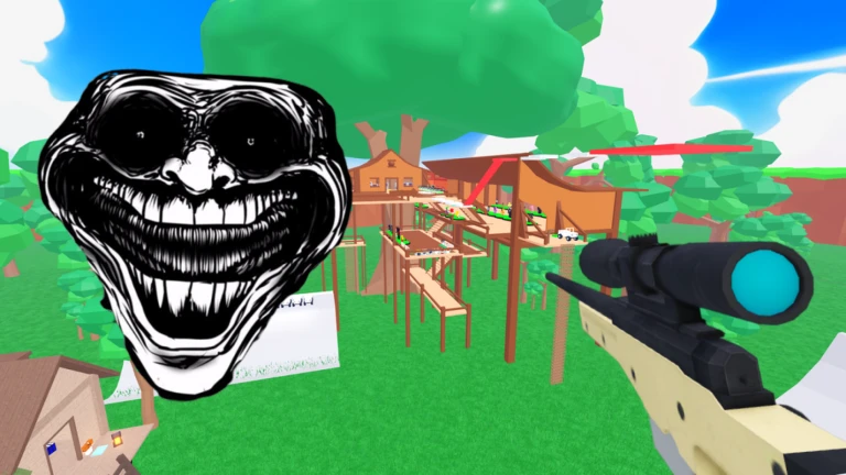 Survive And Kill TROLL FACE - Roblox
