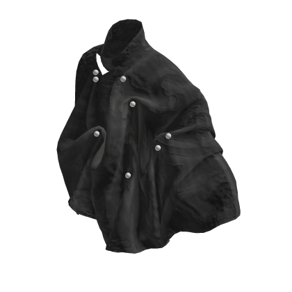 Black Gothic Draped Cape [PBR]