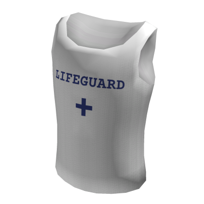 White Lifeguard Vest