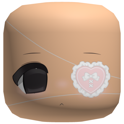 ♡ sweet protagonist eye heart patch face Roblox item