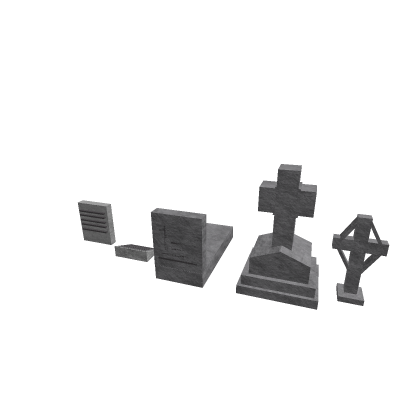 🪦 Spooky Tombstone Prop Kit Pack Graveyard Horror