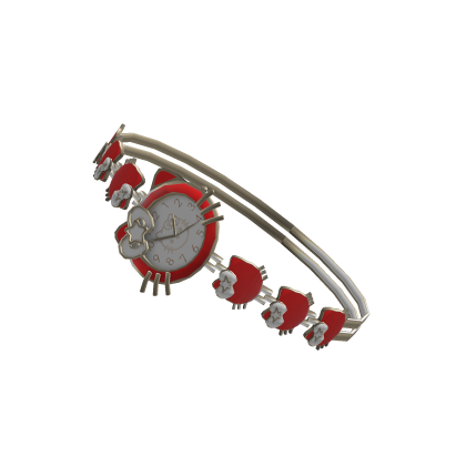 Cute Red Hello Kitty Watch Bracelet (Right)
