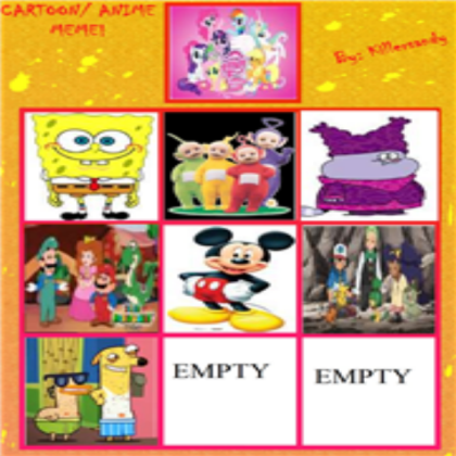 Cartoon and Anime meme Roblox decal