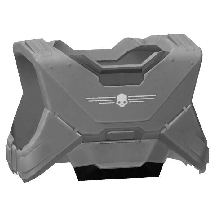Helldivers B-01 Armor (Silver, PBR)