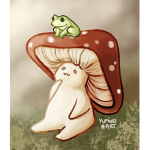 The frog hang out :)