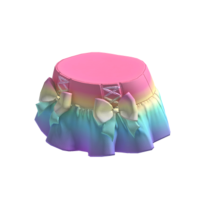 ✨ Preppy Rainbow Bow Skirt thumbnail