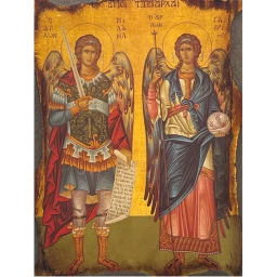 Greece Orthodox Church of Tajiarxes mixahl%gabriel icon