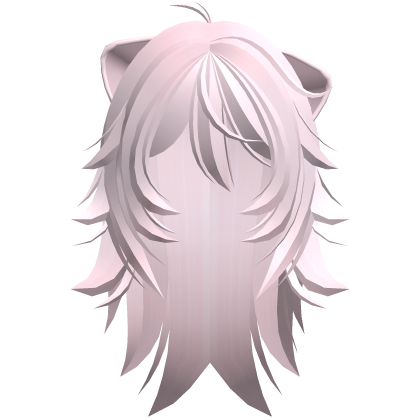scene messy cat hair in pink