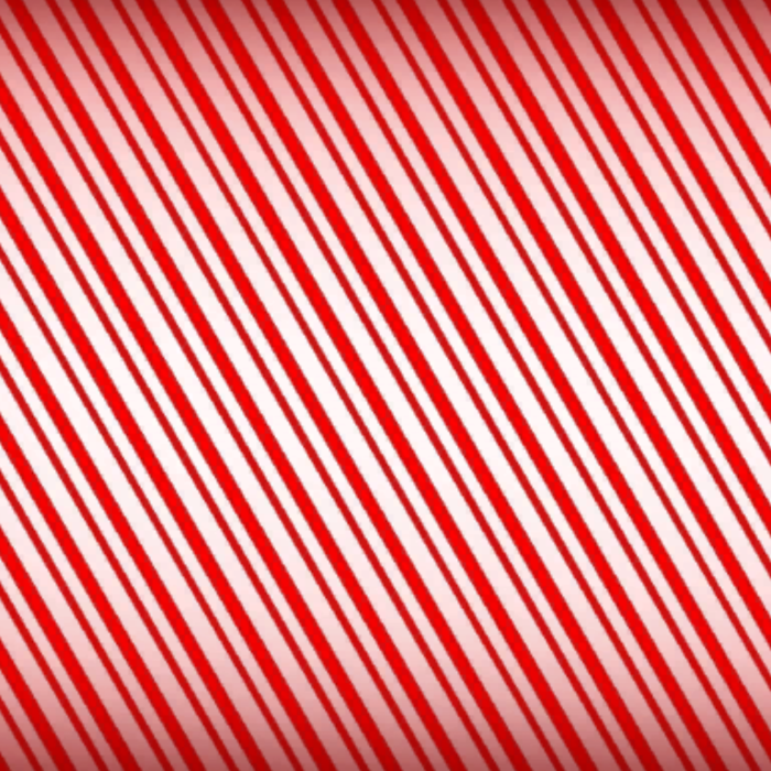 Winter candy cane