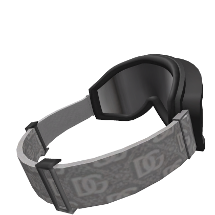 Grey Designer Ski Goggles | Raised Sideways Roblox item