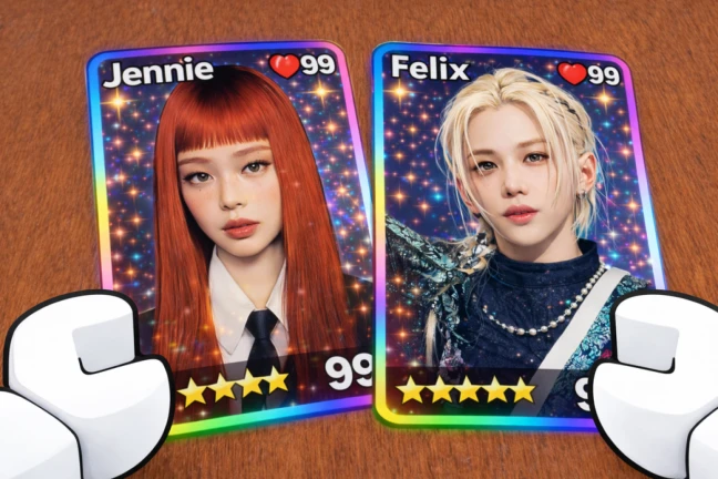 My K-pop card collection | Play on Roblox