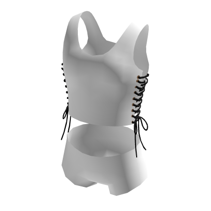 White Tank Top With Short Outfit thumbnail