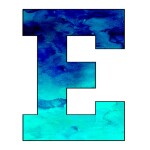Letter E