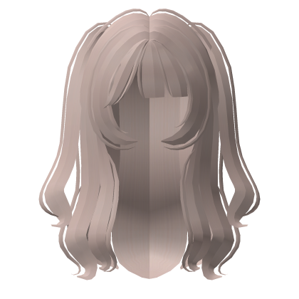 . ‿ ♡ horror doll long pigtail hair milktea Roblox item