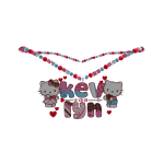  ৎ ‧ lyn & kev necklace ˖° ♡