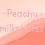 Peachy milkshakes