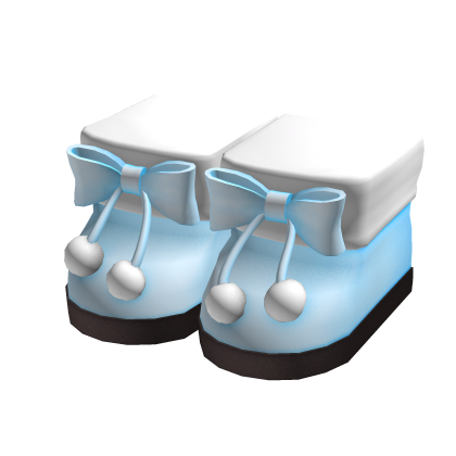 ♡ Christmas Blue Cute Cozy Boots