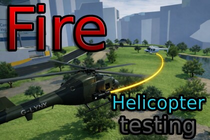 [🌲Forest]Helicopter testing🚁