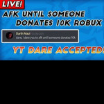 afk until i get 20k donated