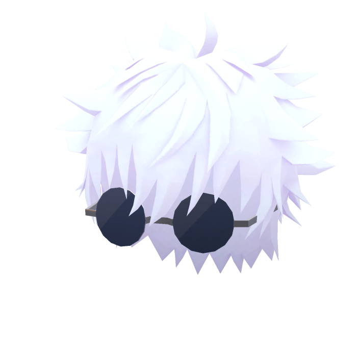Gojo Glasses Hair Combo