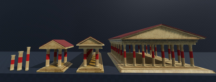 Roman Empire Building Pack Roblox preview 3