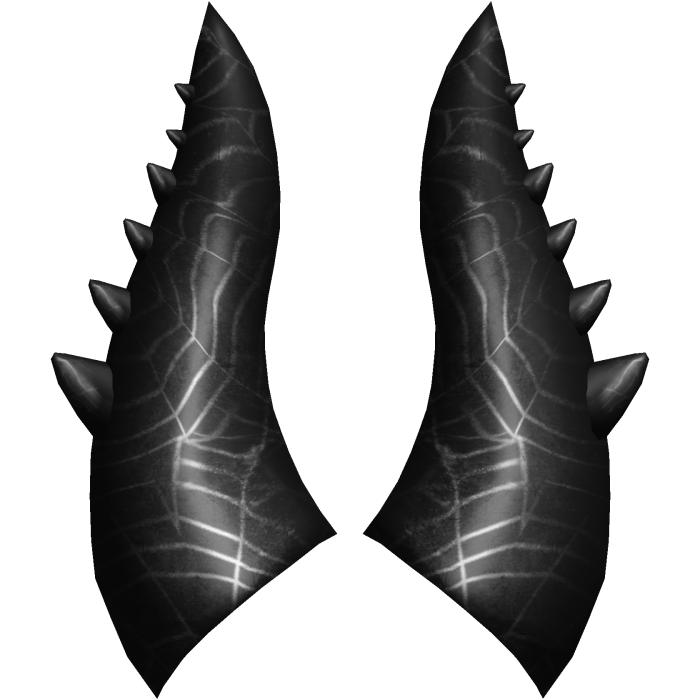 Black Spiderweb Candle of Pwnage Horns Add-On