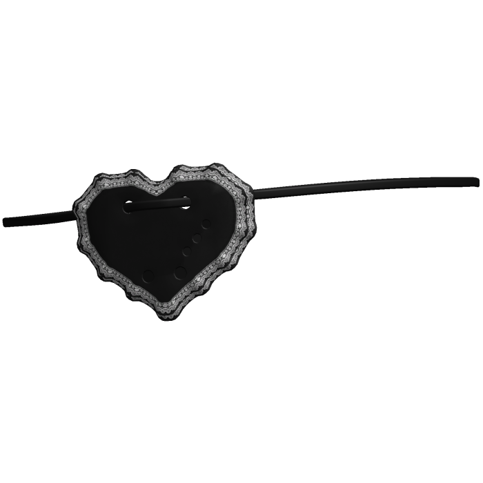 (｀･ω･´)ゞ ♠️ laced frill eyepatch in black