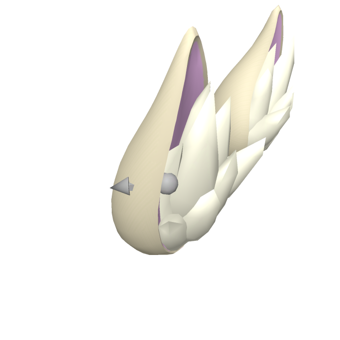 Pierced Wolf Ears (Light blonde)