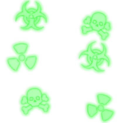 [Glowing] Toxic green aura Roblox item