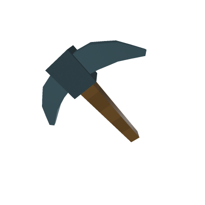 Pickaxe low poly