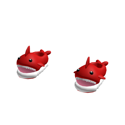 BABY Shark Slippers 🦈 RED Shark Shoes!