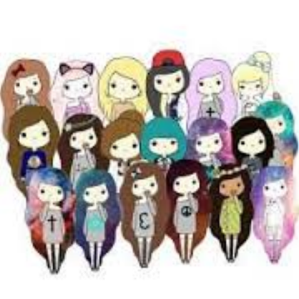 Kawaii Girls Roblox decal