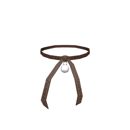 Brown Tie Necklace 3.0