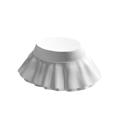 Chic White Layered Skirt