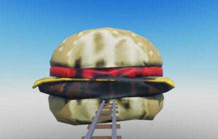 Cart Ride Into Hamburger! (NEW)