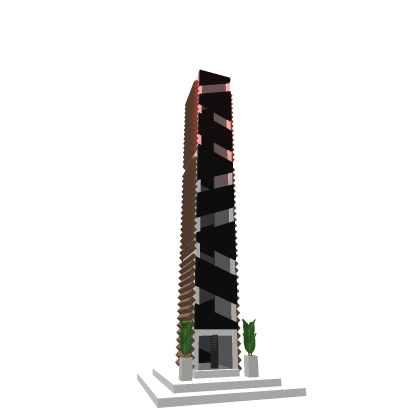 Skyscraper #3 (Glowing red window)
