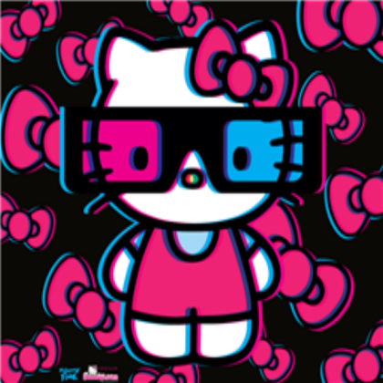Hello Kitty X3 Roblox decal
