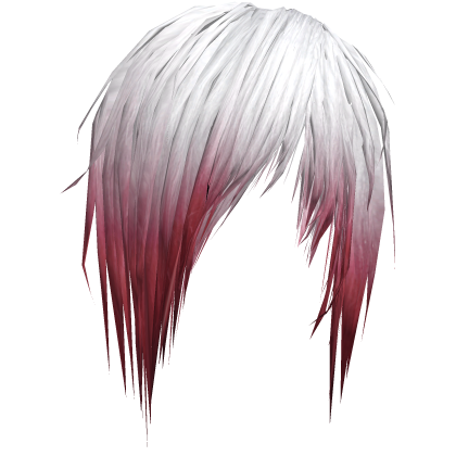 Sideswept Fringe Addon`red/white Roblox item