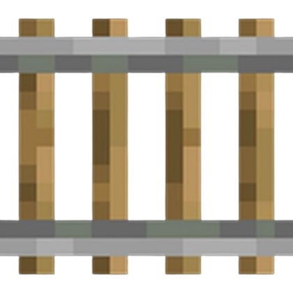 Sideways Minecraft Rail Roblox decal