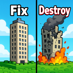 [💥] Fix Or Destroy the city!