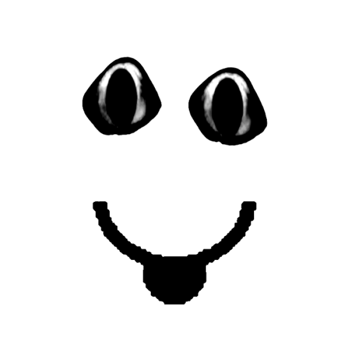 creepy silly face Roblox decal