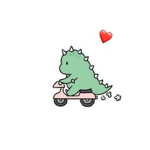 dinos on bikes