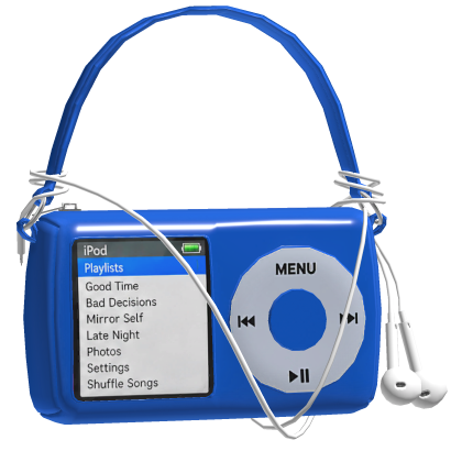 Blue MP3 Shoulder Bag