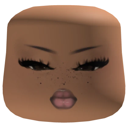 Mink Doll Makeup Cheeks Head Nougat Skin Tone | Roblox Item
