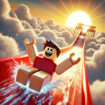 (NEW) TALLEST Waterslide on ROBLOX