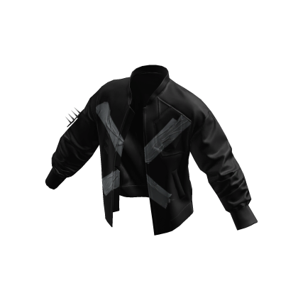 Y2K Spiked Bomber Jacket Trendy Pattern [JEYS]