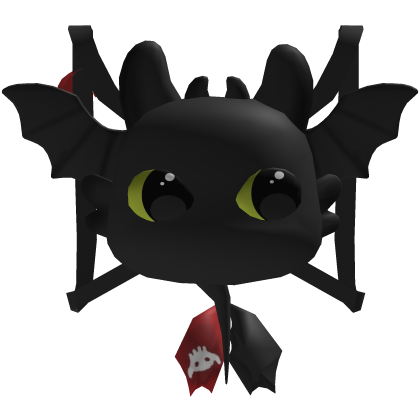Matching Cute Toothless Black Dragon Backpack Male