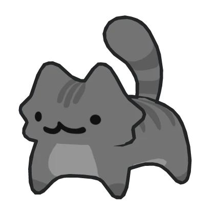 Silly Gray Cat on Shoulder | Roblox Item - Rolimon's