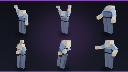 R15 Emote Dance Animation Pack Wave Bow Sit preview 5